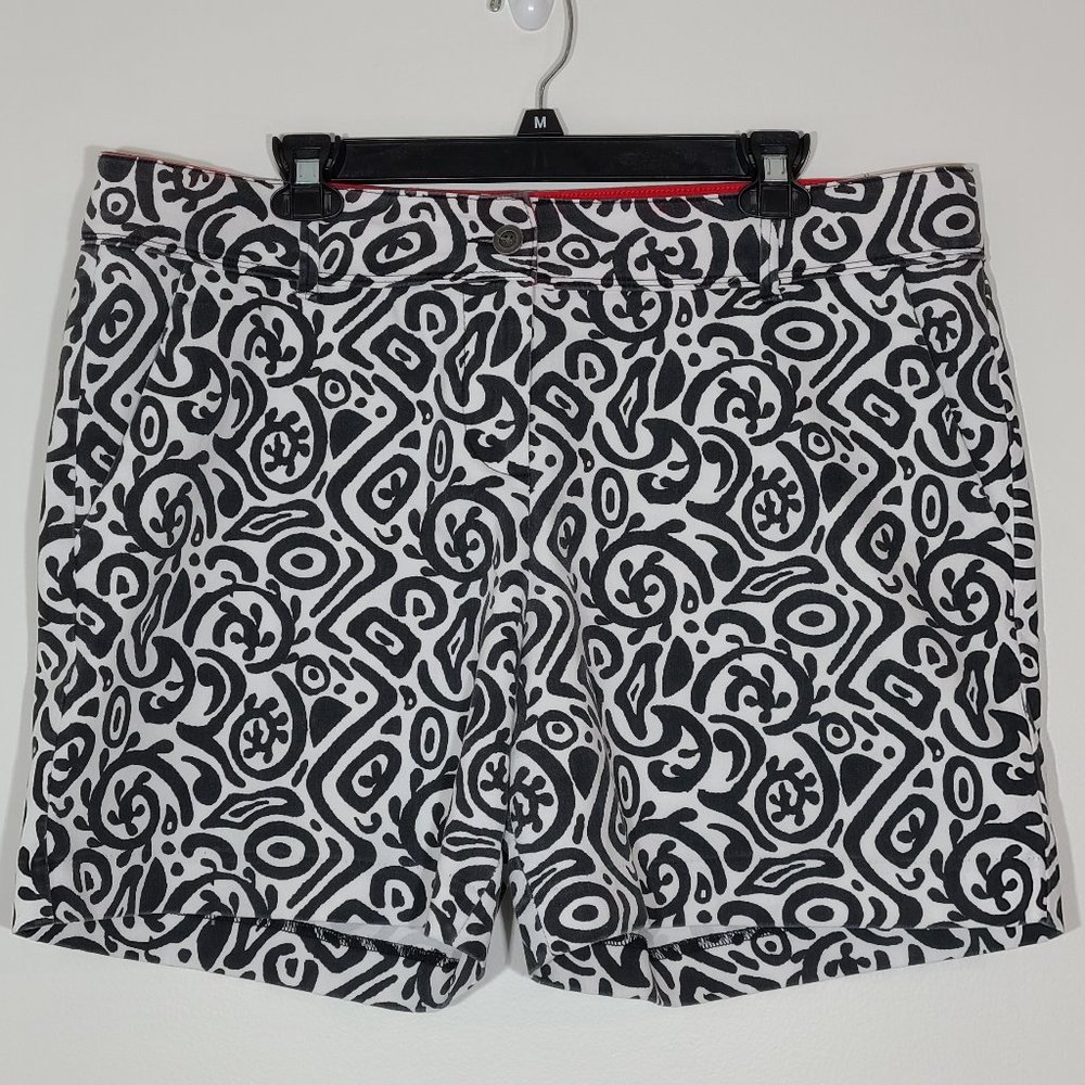 Isaac Mizrahi Shorts Tribal Pattern Size 16